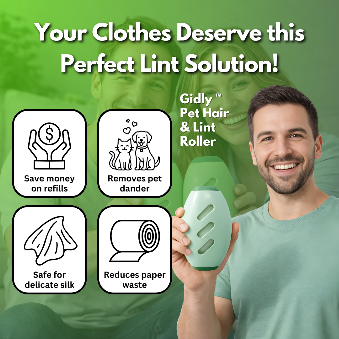 Gidly™ Pet Hair & Lint Roller